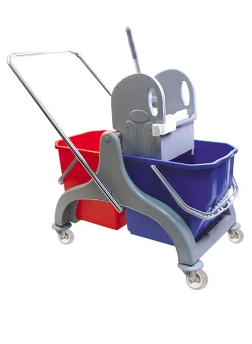 Çift Kovalı Plastik Temizlik Seti Ekstra