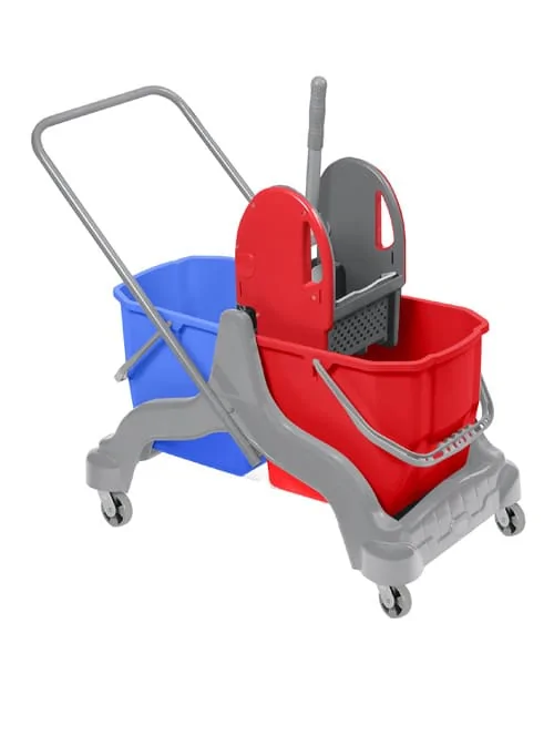 Çift Kovalı Temizlik Seti Plastik